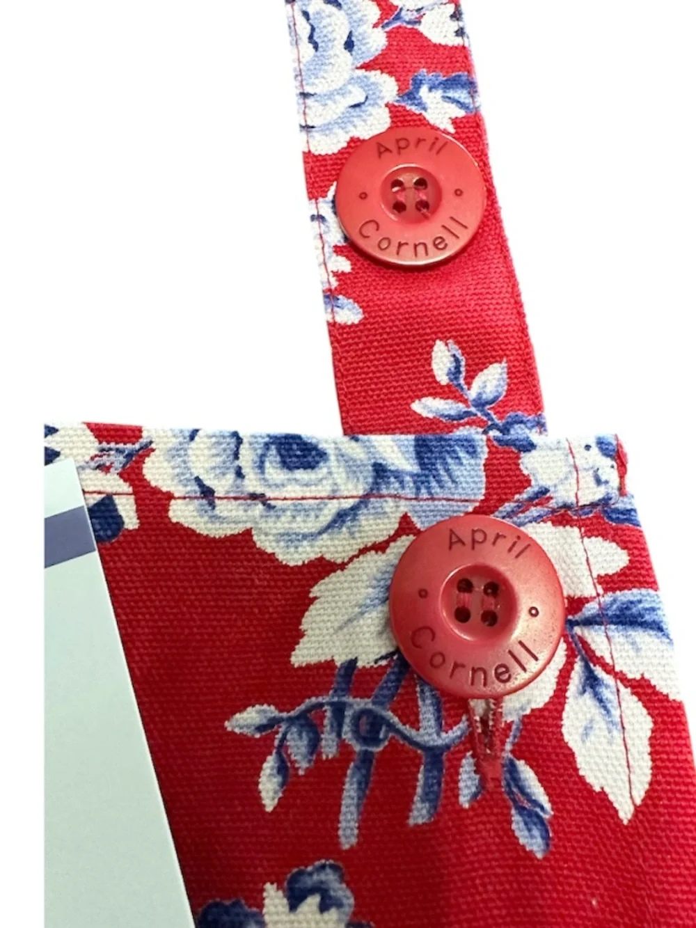 NEW April Cornell FLORAL WILLA ROSE Design Chef’s Apron with Front Pocket